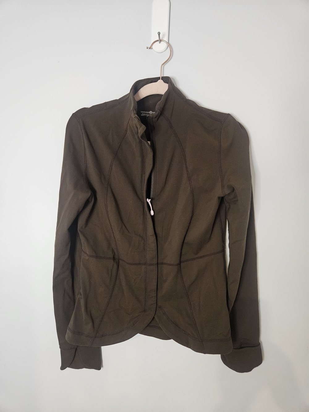 Womens Fitted Dark Brown Lululemon Jacket